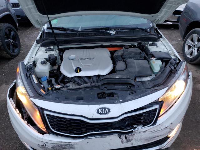 KNAGM4AD6D5047051 - 2013 KIA OPTIMA HYBRID WHITE photo 11