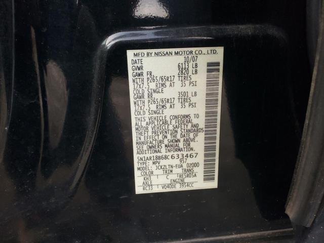 5N1AR18B68C633467 - 2008 NISSAN PATHFINDER S Qara foto 13