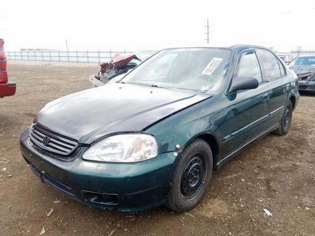 2HGEJ6614XH517413 - 1999 HONDA CIVIC BASE  foto 2