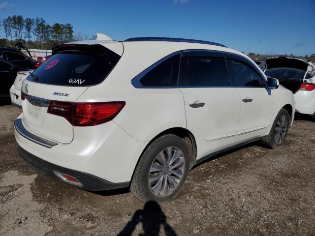 5FRYD3H40FB002095 - 2015 ACURA MDX TECHNOLOGY 白色 照片 3