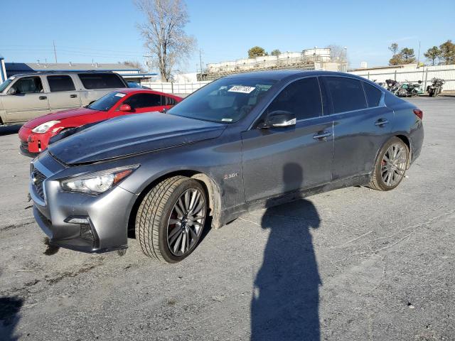 JN1FV7AR4JM481076 - 2018 INFINITI Q50 RED SPORT 400 GRAY photo 1