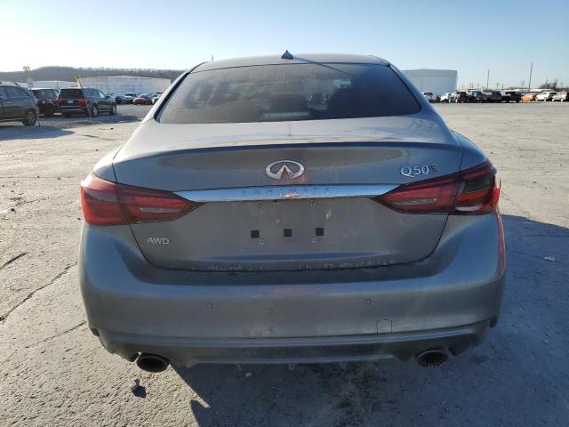 JN1FV7AR4JM481076 - 2018 INFINITI Q50 RED SPORT 400 GRAY photo 6