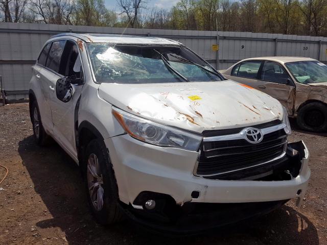 5TDJKRFHXFS137985 - 2015 TOYOTA HIGHLANDER XLE  photo 1