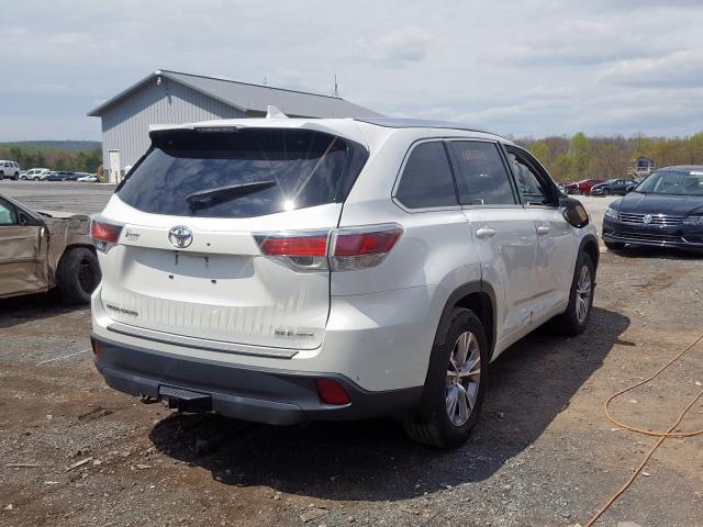 5TDJKRFHXFS137985 - 2015 TOYOTA HIGHLANDER XLE  photo 4