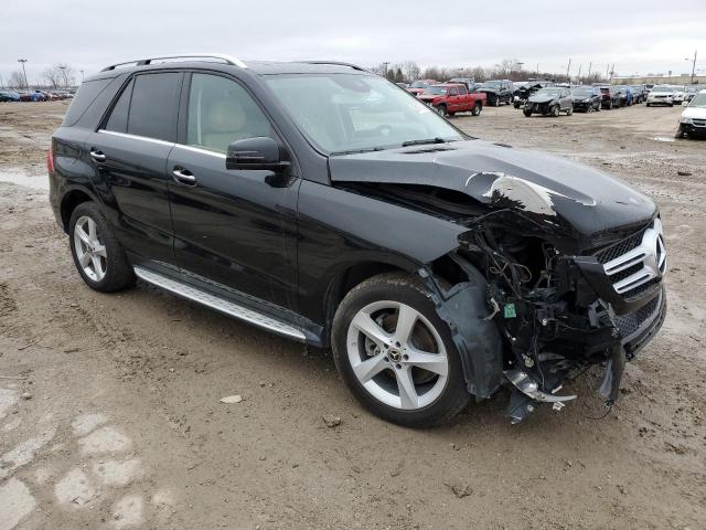 4JGDA5HB0JB086302 - 2018 MERCEDES-BENZ GLE 350 4MATIC BLACK photo 4