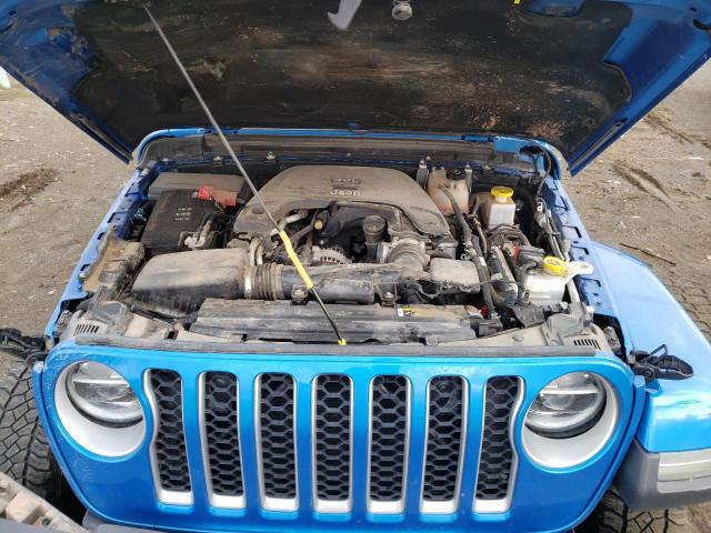 1C6HJTFG7LL170047 - 2020 JEEP GLADIATOR OVERLAND BLUE photo 12