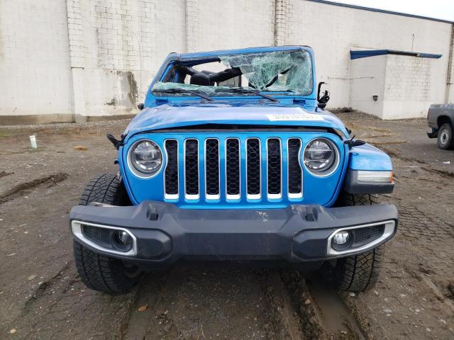 1C6HJTFG7LL170047 - 2020 JEEP GLADIATOR OVERLAND BLUE photo 5