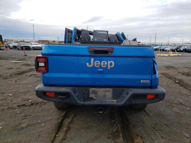 1C6HJTFG7LL170047 - 2020 JEEP GLADIATOR OVERLAND BLUE photo 6