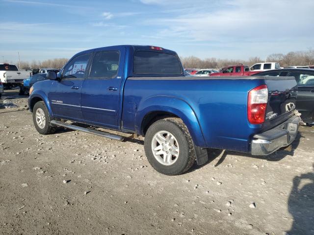 5TBDT44136S530206 - 2006 TOYOTA TUNDRA DOUBLE CAB SR5 BLUE photo 2