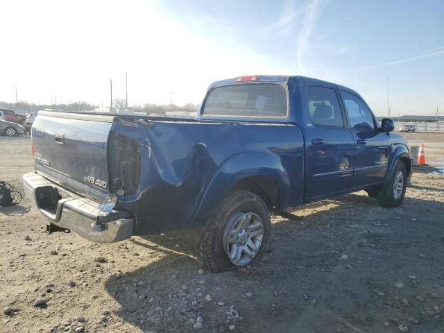 5TBDT44136S530206 - 2006 TOYOTA TUNDRA DOUBLE CAB SR5 BLUE photo 3