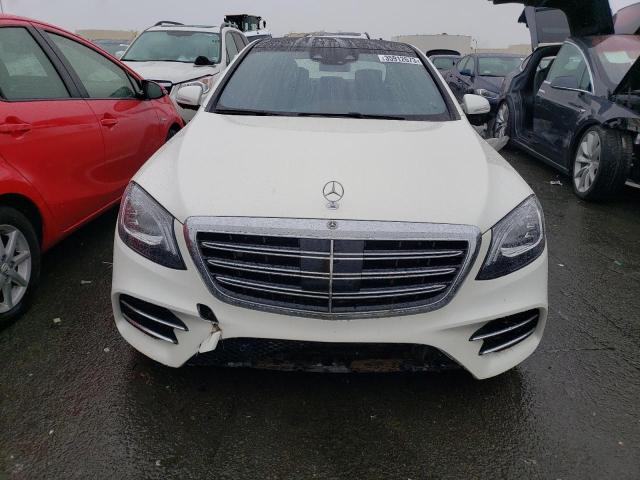 WDDUG8DB1KA496341 - 2019 MERCEDES-BENZ S 560 WHITE photo 5