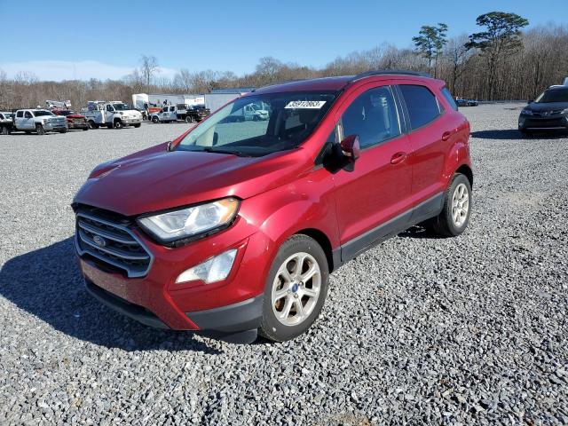 MAJ3P1TE5JC166297 - 2018 FORD ECOSPORT SE MAROON photo 1