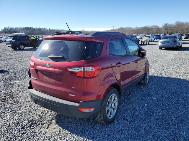 MAJ3P1TE5JC166297 - 2018 FORD ECOSPORT SE MAROON photo 3