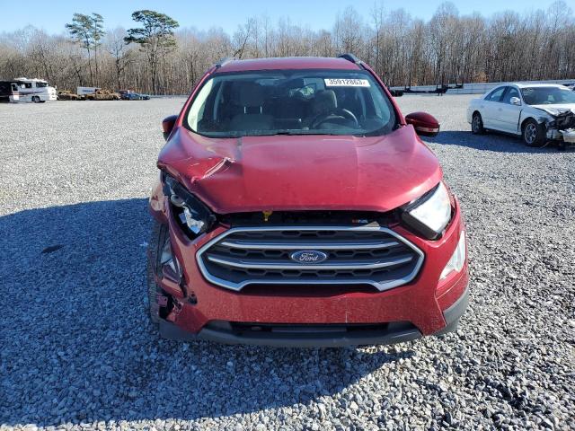 MAJ3P1TE5JC166297 - 2018 FORD ECOSPORT SE MAROON photo 5