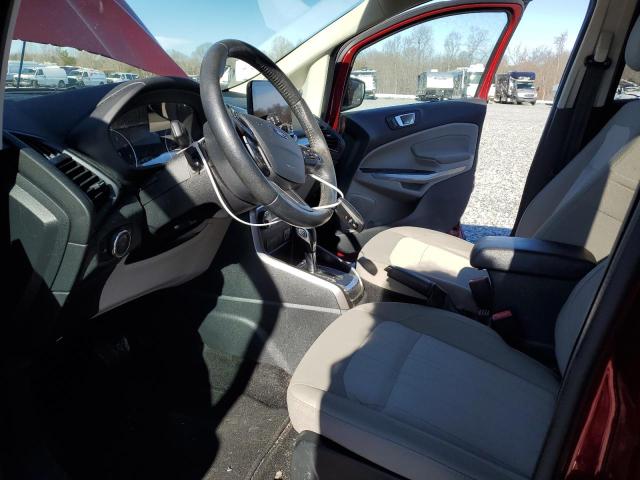 MAJ3P1TE5JC166297 - 2018 FORD ECOSPORT SE MAROON photo 7