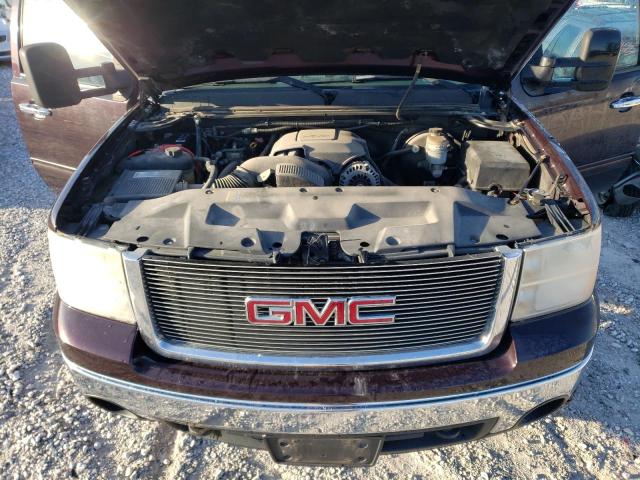 2GTEK13J681268867 - 2008 GMC SIERRA K1500 MAROON photo 11