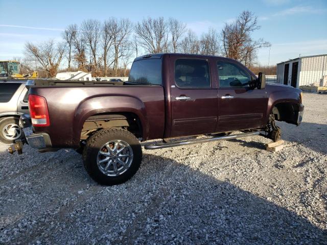 2GTEK13J681268867 - 2008 GMC SIERRA K1500 MAROON photo 3