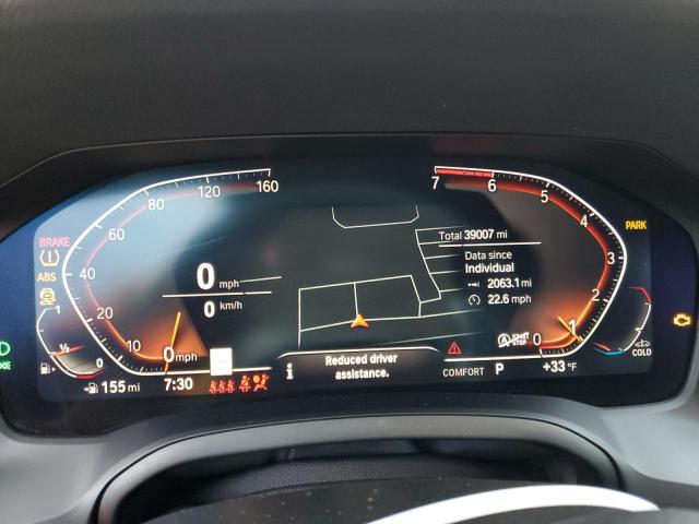 3MW5R7J05M8C12078 - 2021 BMW 330XI أسود صورة 9
