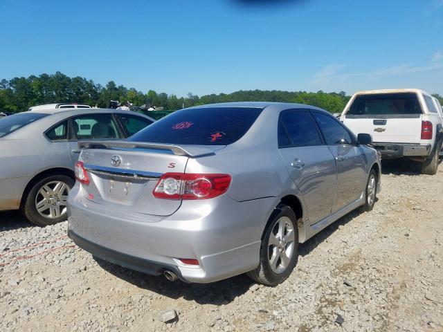 2T1BU4EE0BC657088 - 2011 TOYOTA COROLLA BASE  photo 4