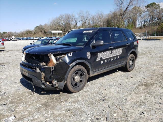 1FM5K8ARXEGA80929 - 2014 FORD EXPLORER POLICE INTERCEPTOR Schwarz Foto 2
