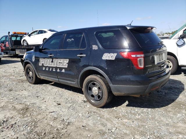 1FM5K8ARXEGA80929 - 2014 FORD EXPLORER POLICE INTERCEPTOR Schwarz Foto 3