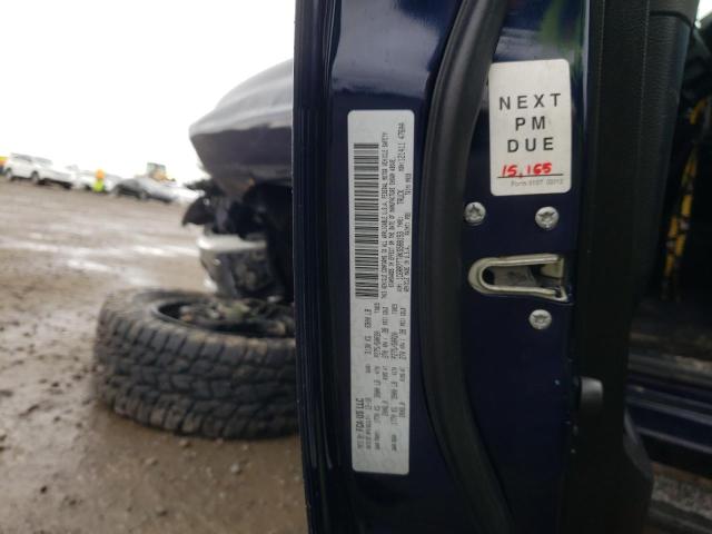 1C6RR7TT0KS588153 - 2019 RAM 1500 CLASS SLT ლურჯი ფოტო 12