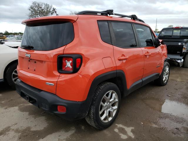 ZACCJBBT6GPD66143 - 2016 JEEP RENEGADE LATITUDE ORANGE photo 3