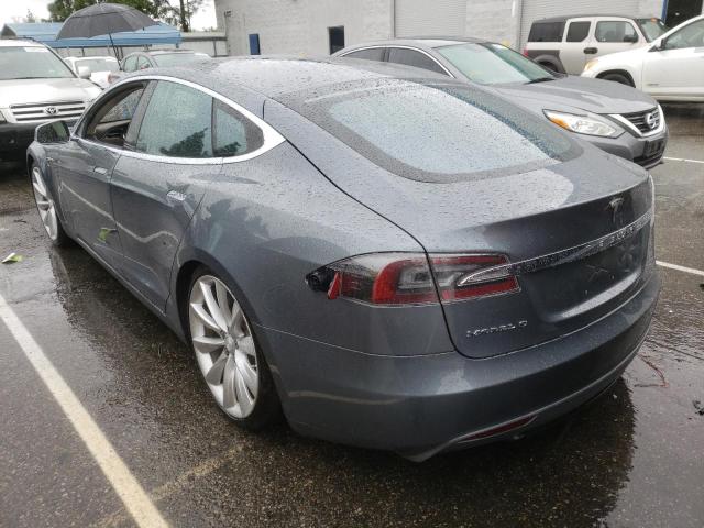 5YJSA1CG7DFP04742 - 2013 TESLA MODEL S Գրաֆիտ լուսանկար 2