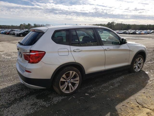 5UXWX7C58EL983813 - 2014 BMW X3 XDRIVE35I SILVER photo 3