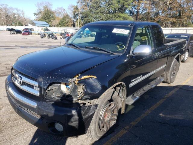 5TBRT34123S394856 - 2003 TOYOTA TUNDRA ACCESS CAB SR5 BLACK photo 1