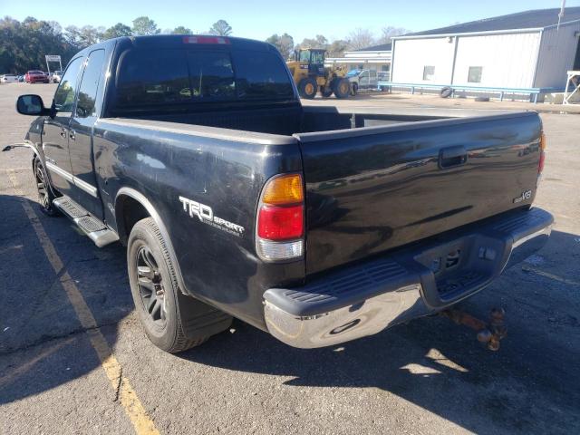 5TBRT34123S394856 - 2003 TOYOTA TUNDRA ACCESS CAB SR5 BLACK photo 2