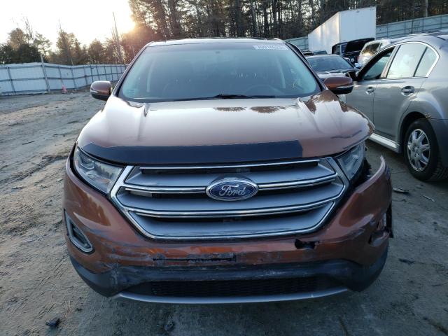 2FMPK4K94HBB98017 - 2017 FORD EDGE TITANIUM ORANGE photo 5