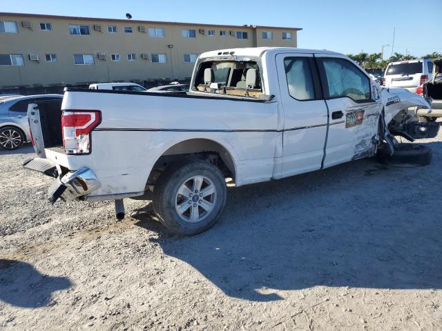 1FTEX1C55KKD18878 - 2019 FORD F150 SUPER CAB WHITE photo 3