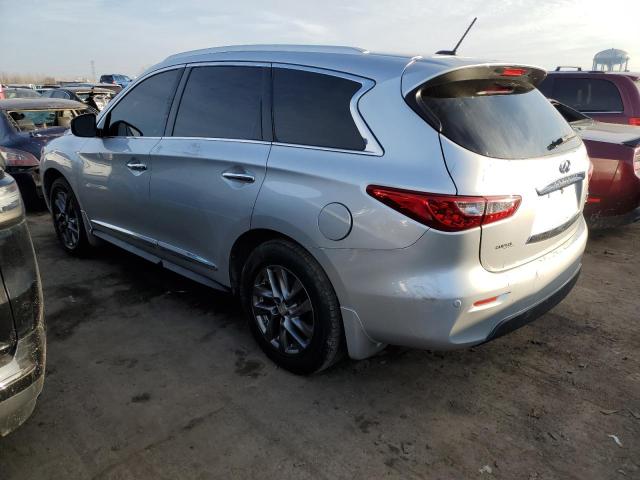 5N1AL0MM0DC351595 - 2013 INFINITI JX35 SILVER photo 2