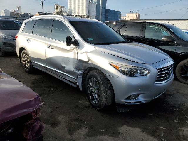 5N1AL0MM0DC351595 - 2013 INFINITI JX35 SILVER photo 4