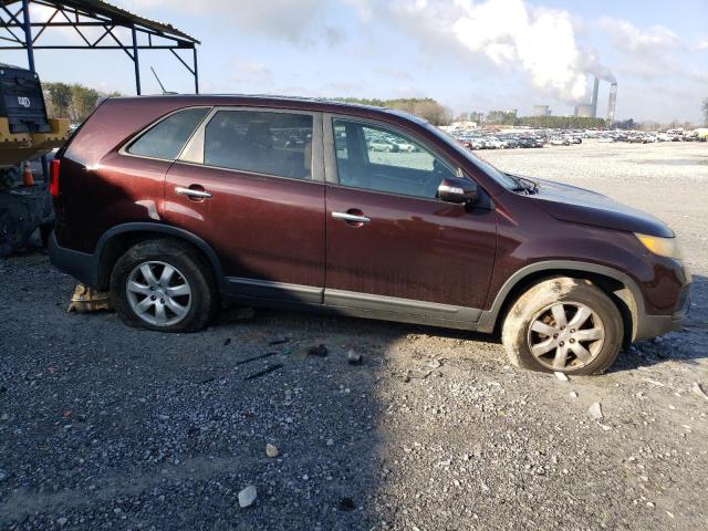 5XYKT3A15BG089859 - 2011 KIA SORENTO BASE BURGUNDY photo 4