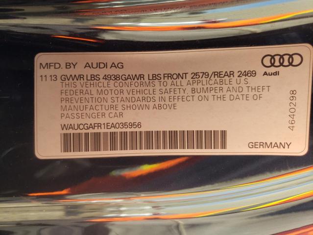 WAUCGAFR1EA035956 - 2014 AUDI S5 PREMIUM PLUS 蓝色 照片 13