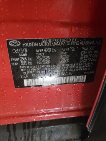 5NMS5CAA3LH187130 - 2020 HYUNDAI SANTA FE LIMITED RED photo 14