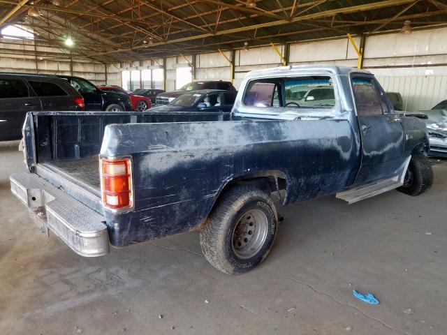 1B7FD14H8GS093286 - 1986 DODGE D-SERIES D150  photo 4