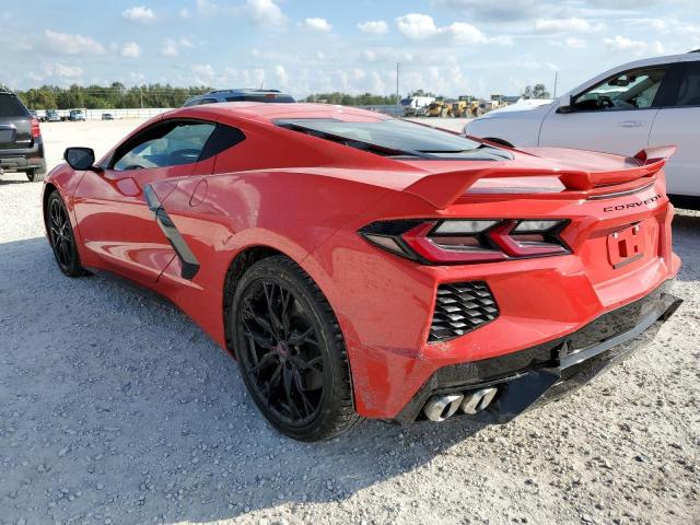 1G1YA2D42P5109624 - 2023 CHEVROLET CORVETTE STINGRAY 1LT RED photo 2