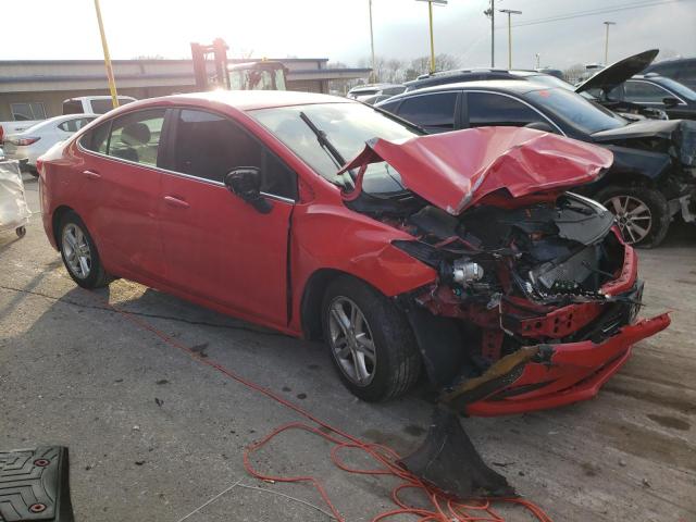 1G1BE5SM4G7325705 - 2016 CHEVROLET CRUZE LT RED photo 4