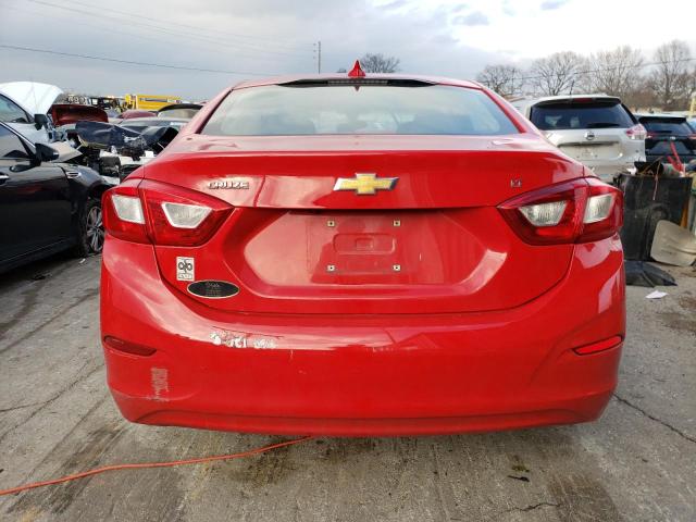 1G1BE5SM4G7325705 - 2016 CHEVROLET CRUZE LT RED photo 6