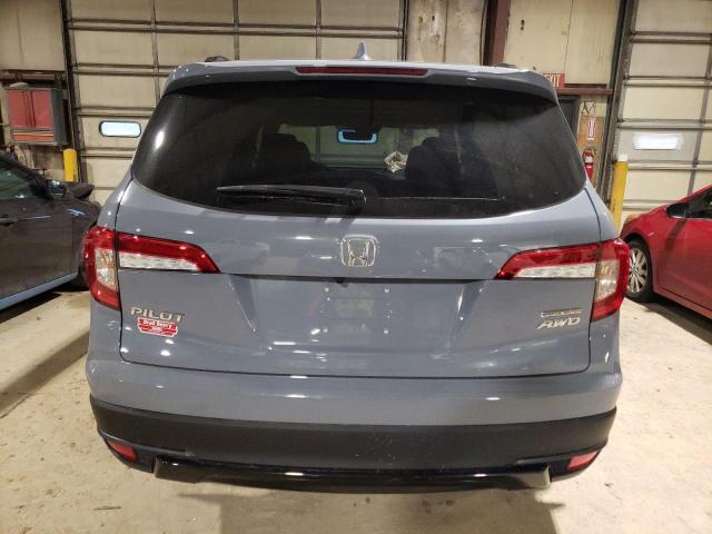 5FNYF6H23NB063337 - 2022 HONDA PILOT SE GRAY photo 6