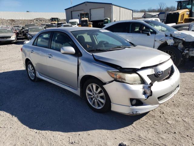 1NXBU4EE2AZ382675 - 2010 TOYOTA COROLLA BASE SILVER photo 4