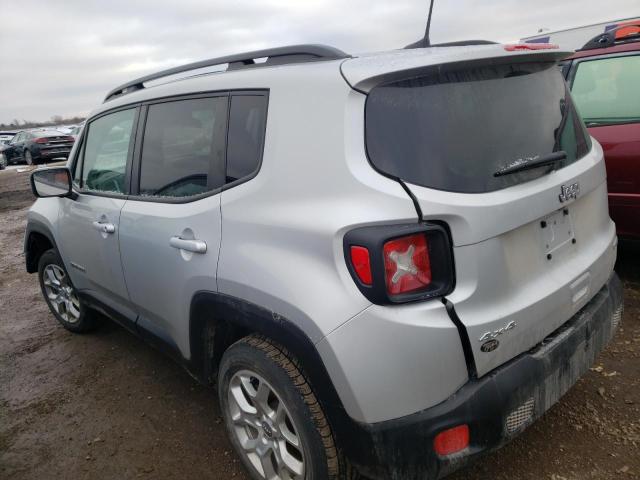 ZACCJBBB2JPJ36787 - 2018 JEEP RENEGADE LATITUDE SILVER photo 2