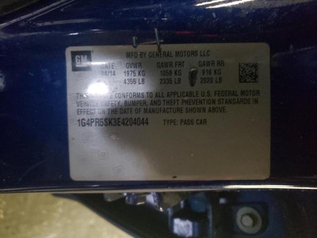 1G4PR5SK3E4204044 - 2014 BUICK VERANO CONVENIENCE BLUE photo 13