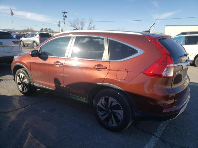 5J6RM3H91FL005810 - 2015 HONDA CR-V TOURI BROWN photo 2