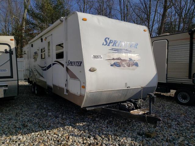 4YDT3112481531747 - 2008 KEYSTONE SPRINTER WHITE photo 1