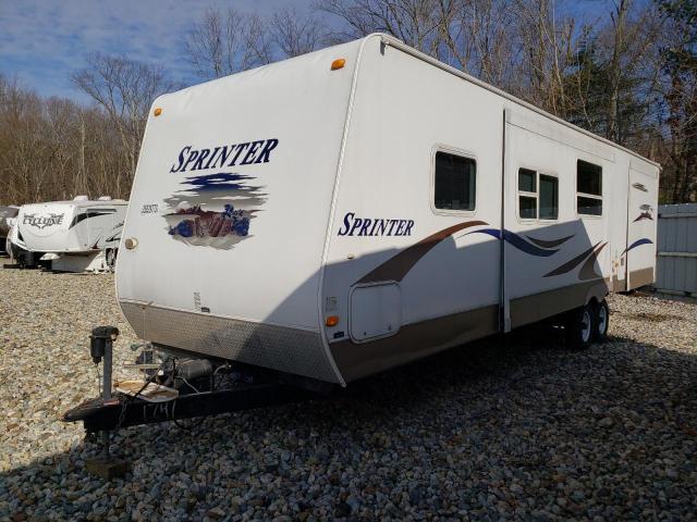 4YDT3112481531747 - 2008 KEYSTONE SPRINTER WHITE photo 2