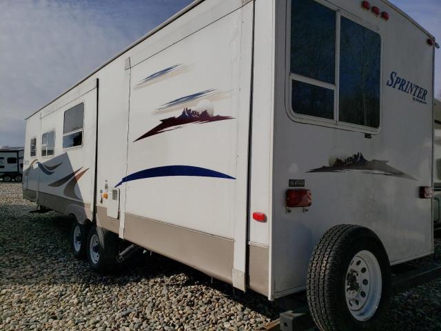 4YDT3112481531747 - 2008 KEYSTONE SPRINTER WHITE photo 3